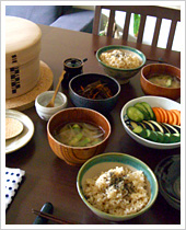 朝ごはん写真