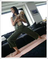 ERIさんのDOGYOGA写真