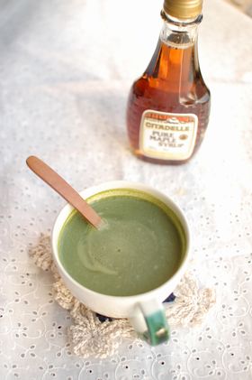 5分でできる「メープル抹茶ミルク」～簡単わくわく朝ごはん～