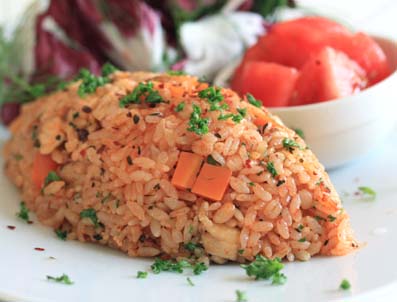 トマトが鮮やか！冷めてもおいしい「イタリアン・チキンライス」