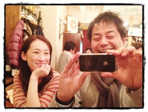左が佳代子ちゃん。右がお兄ちゃんみたいなベリーさん。二人とも和むし、ナチュラルで居られる大切な友達。