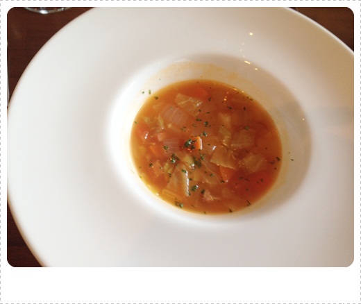 写真(13) ミネストローネも優しいお味で美味しかった♪