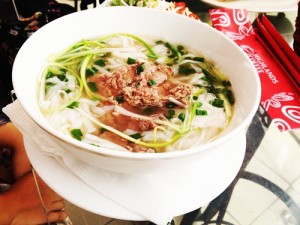 牛肉入りのフォー。