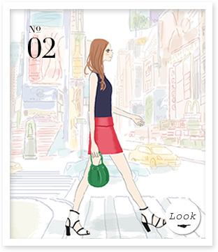 i02 02 本書P45から 今年らしいバイカラーのドレス