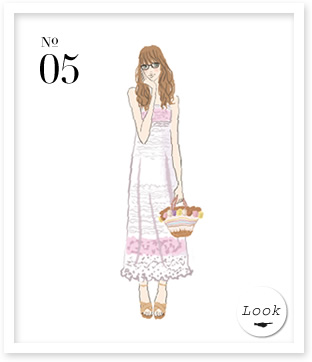 05　本書P56から　レース付きロングドレス
