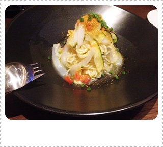 aa 雲丹の冷製パスタ。