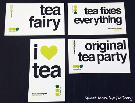 remedy tea's card