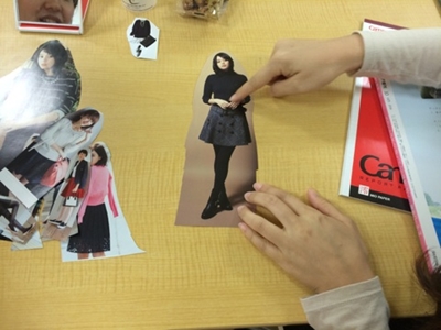 3 切り抜いたファッションのどんなところが好きかコメントして貰いました。