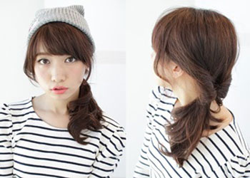 冬のおしゃれアイテム！帽子を使ったヘアアレンジ