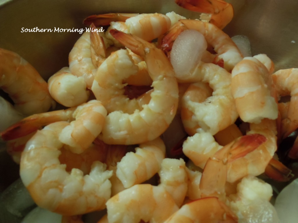 boiled shurimp