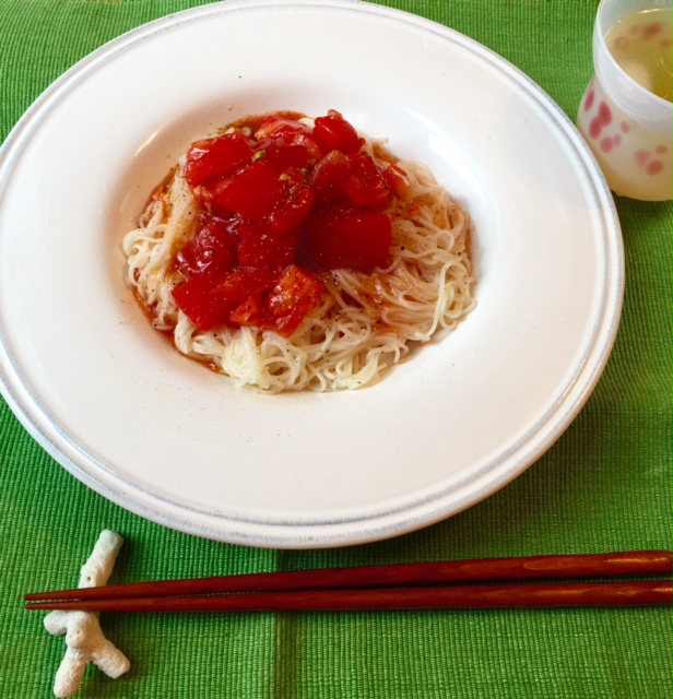 トマトそうめん