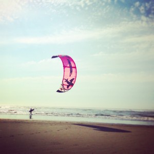 beach flying