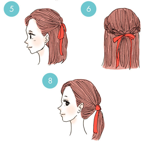 リボンで「秋色」を取り込むヘアアレンジ３選