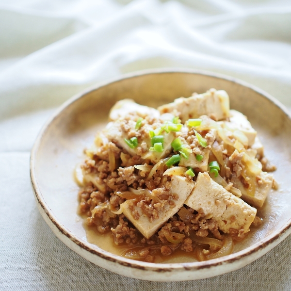 5分で完成！ガッツリ食べたい朝は「焼肉のタレ」で簡単マーボ丼！