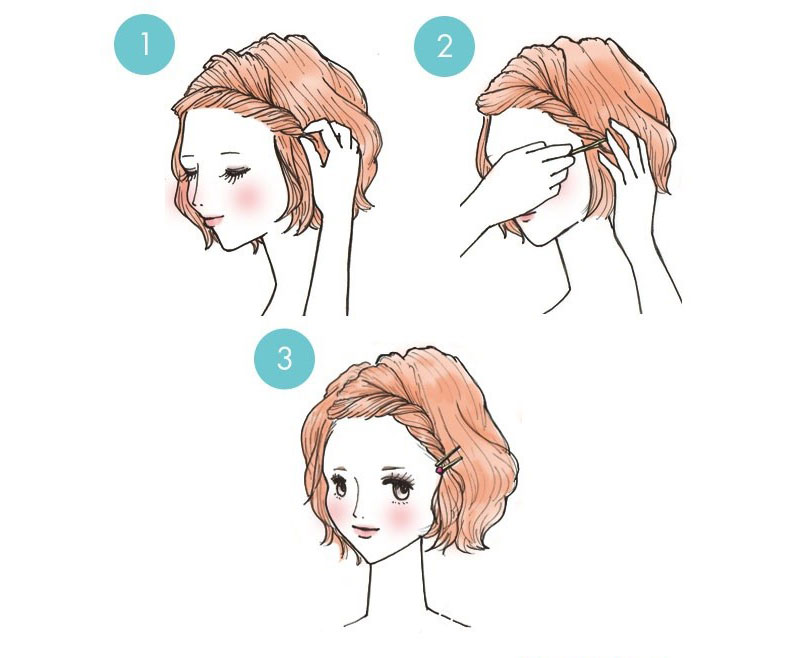 ヘアピンだけで心機一転!不器用さんにもできちゃうヘアアレンジ3選