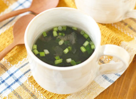 飲み過ぎてお疲れなカラダに♪疲労回復！マグカップスープ