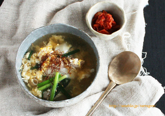 この1杯でぽかぽか満腹。10分で韓国風お雑煮トックク♪