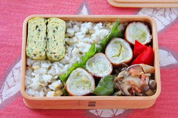 作り置きにも！「ミックスきのこの梅なめたけ」のお弁当