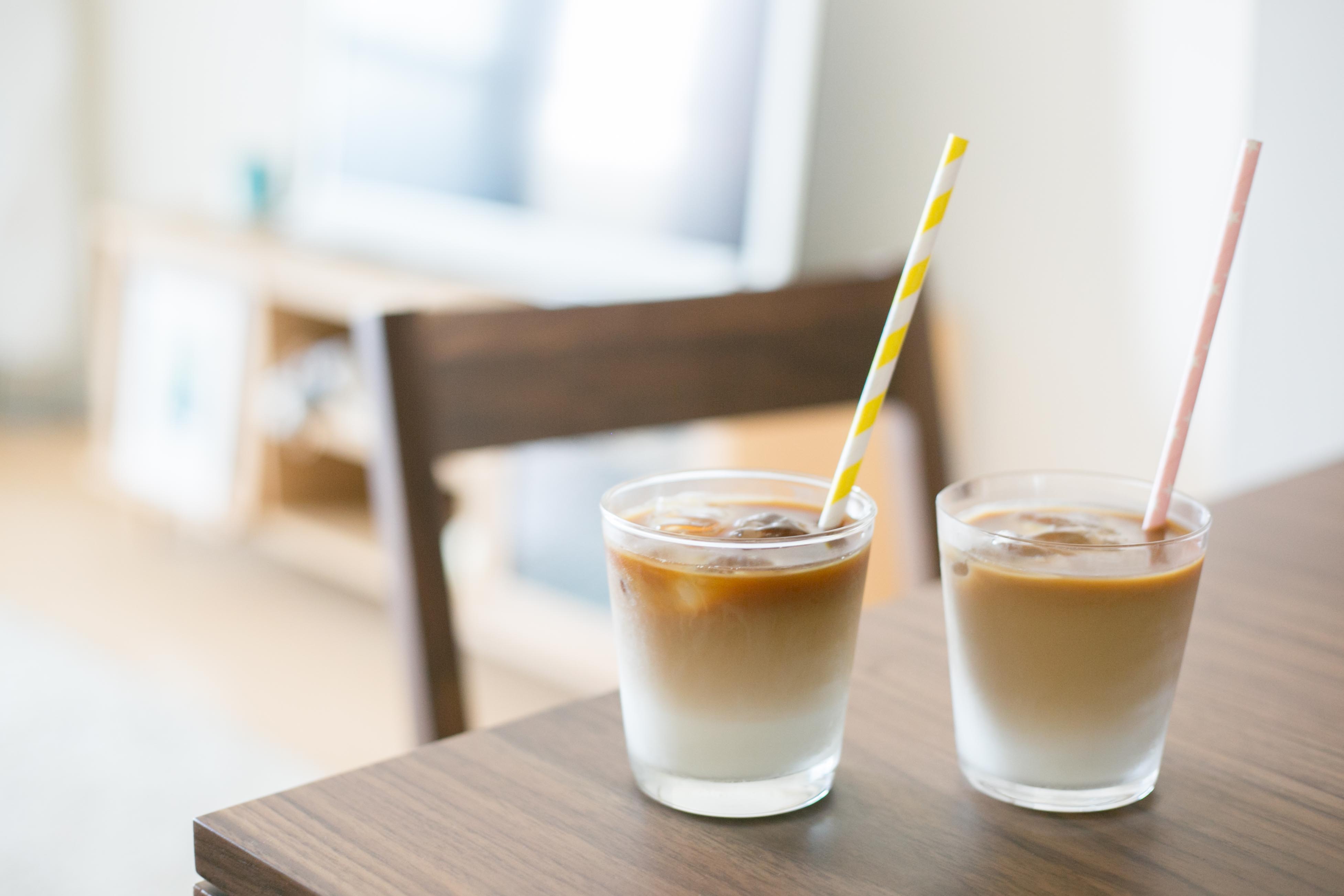 晴れた日はこれ！ツートーンコーヒーでごきげんな朝時間を♪