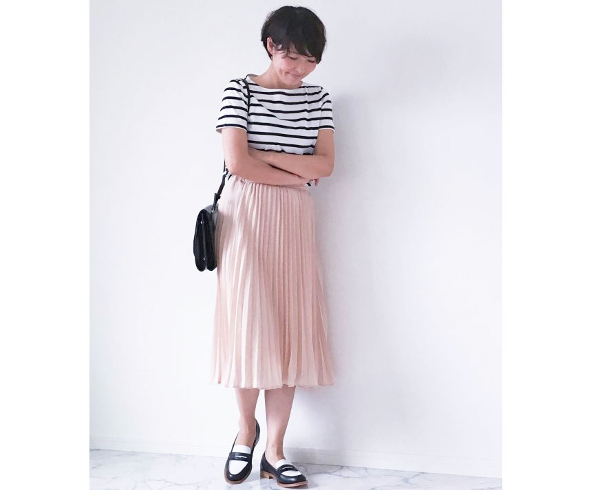 トレンドのシフォンプリーツで♪大人かわいいプチプラコーデ3つ
