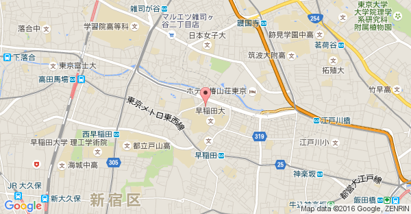 Google Map of 東京都新宿区西早稲田1-9-12 大隈スクエアビル1F