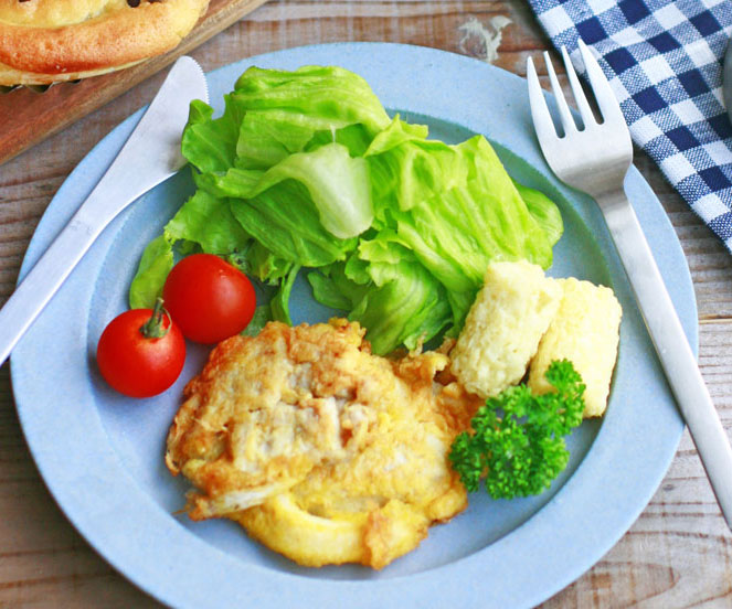 薄切り肉が簡単おしゃれにボリュームアップ！「豚肉のチーズピカタ」