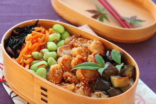 肉・魚・卵がない朝に！「お麩の甘辛焼き」のお弁当