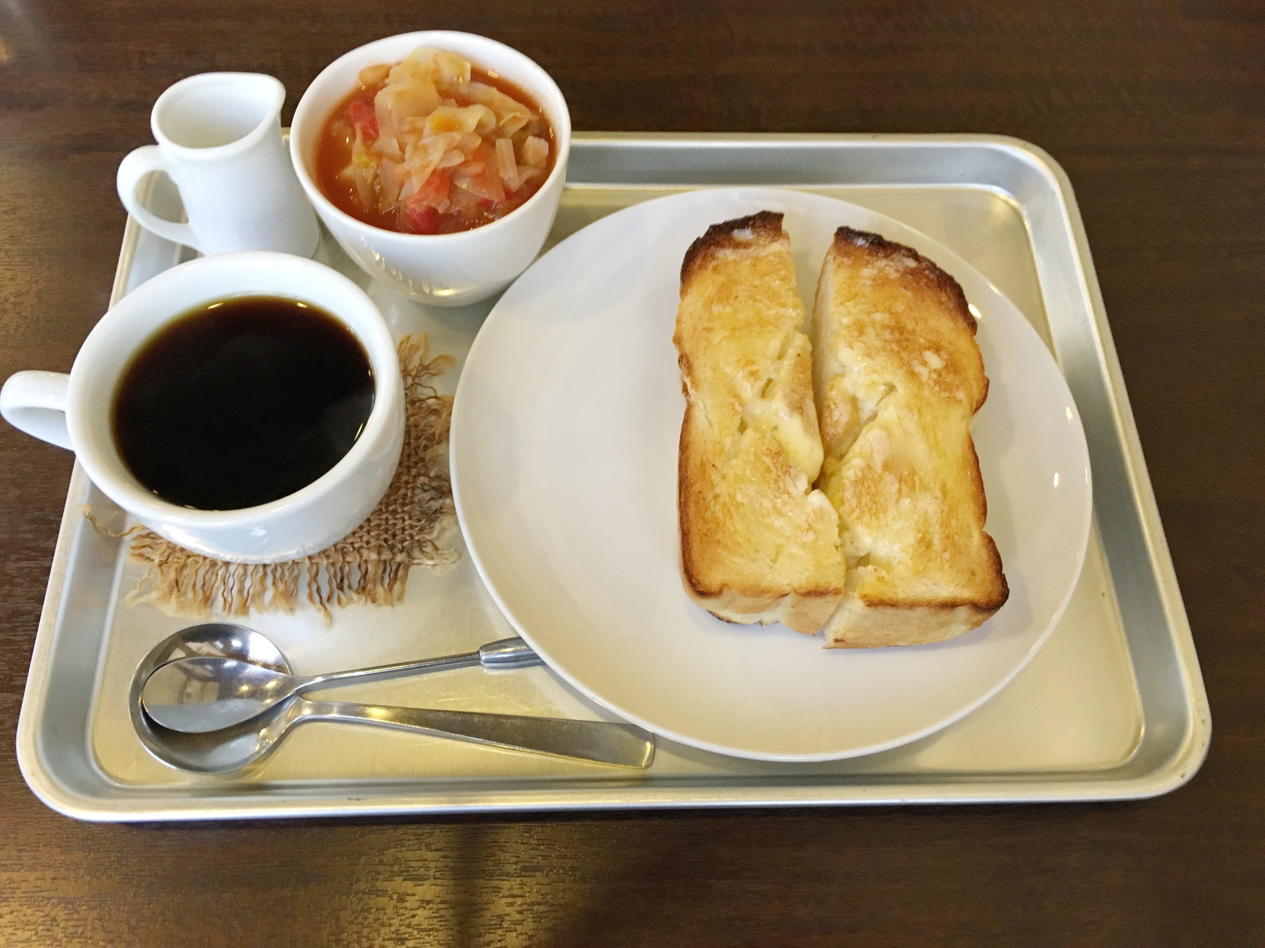 【京都・西陣】二条城そば。ほっこりかわいい♪「チタチタ喫茶」のモーニング