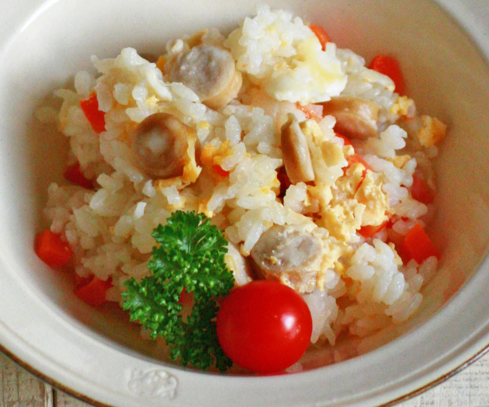 まかせて楽ちん♪忙しい日のブランチにぴったり「炊飯器ピラフ」