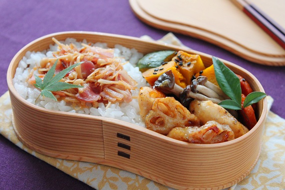 カンタン作り置き！香ばしくて濃厚な「えのきベーコンのふりかけ」弁当