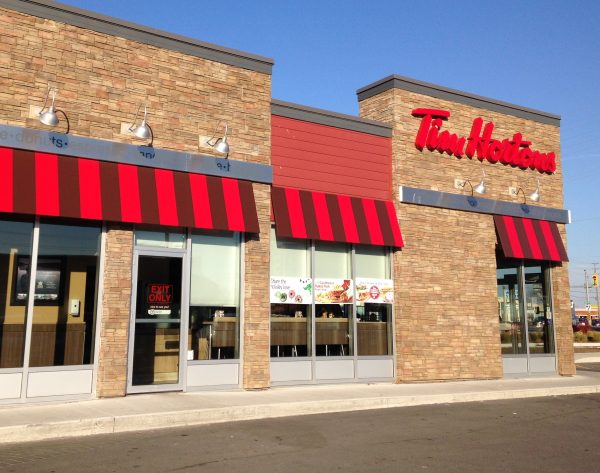 カナダのコーヒーショップ、Tim Hortons
