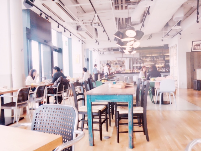 緑いっぱいで朝から気持ちいい♪「Good Morning Cafe 品川シーズンテラス」