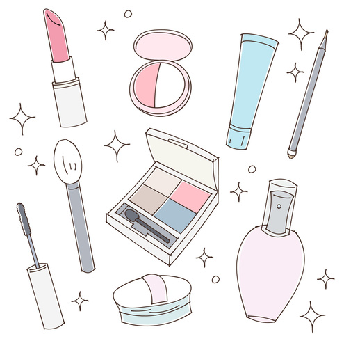 160603_メイクアイテムイラスト_fotolia_108413862