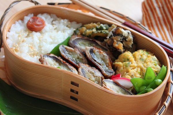 茄子巻きしょうが焼き