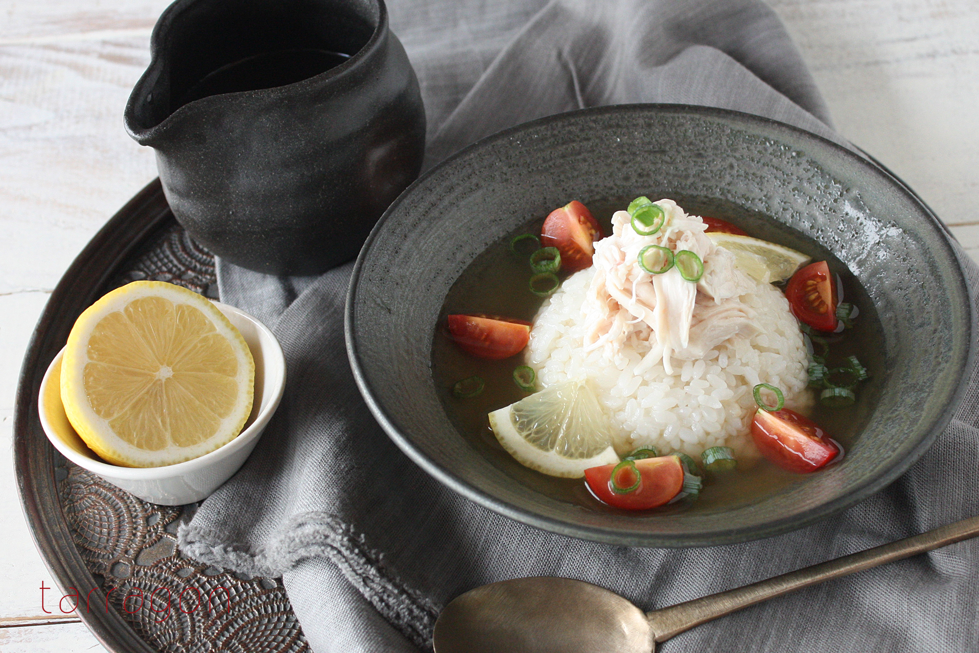 残りご飯でさらっとヘルシー！「ささみの冷やしスープ茶漬け」♪