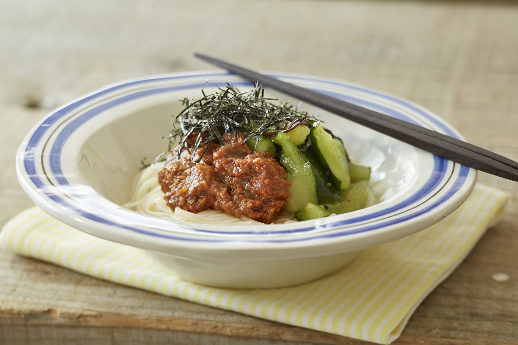 リメイクでひき肉いらず！素麺でかんたん「ジャージャー麺」
