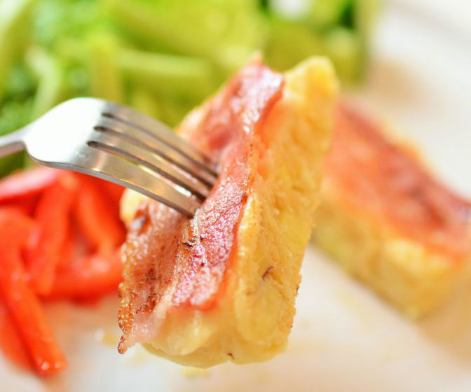 甘じょっぱさがクセになる「スイートポテトパンケーキ」