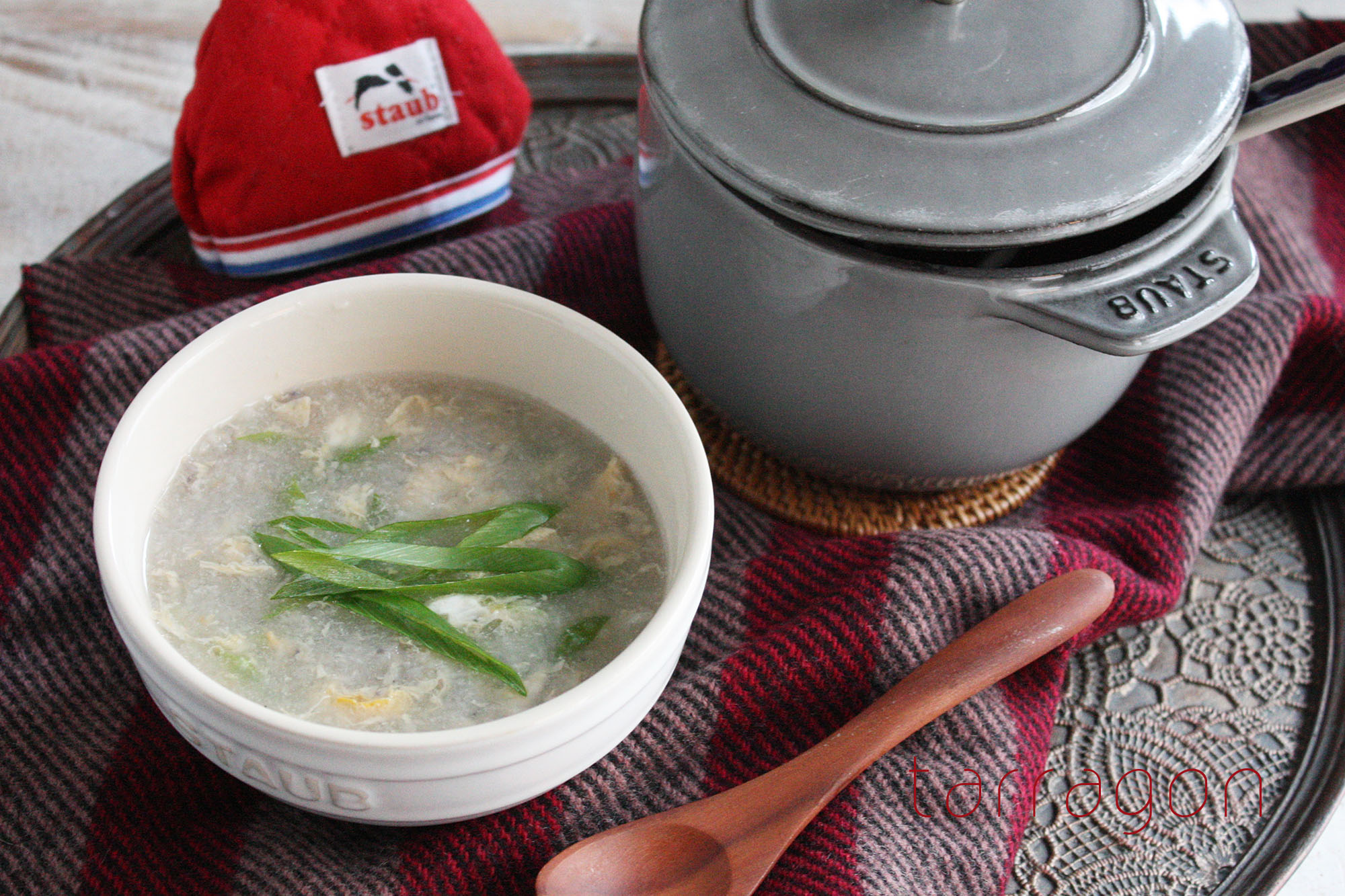 風邪予防に！5分でできちゃう「れんこんとネギのとろとろスープ」♪