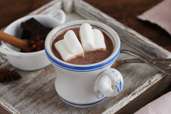 甘酒と市販のチョコで簡単「甘酒ホットショコラ」