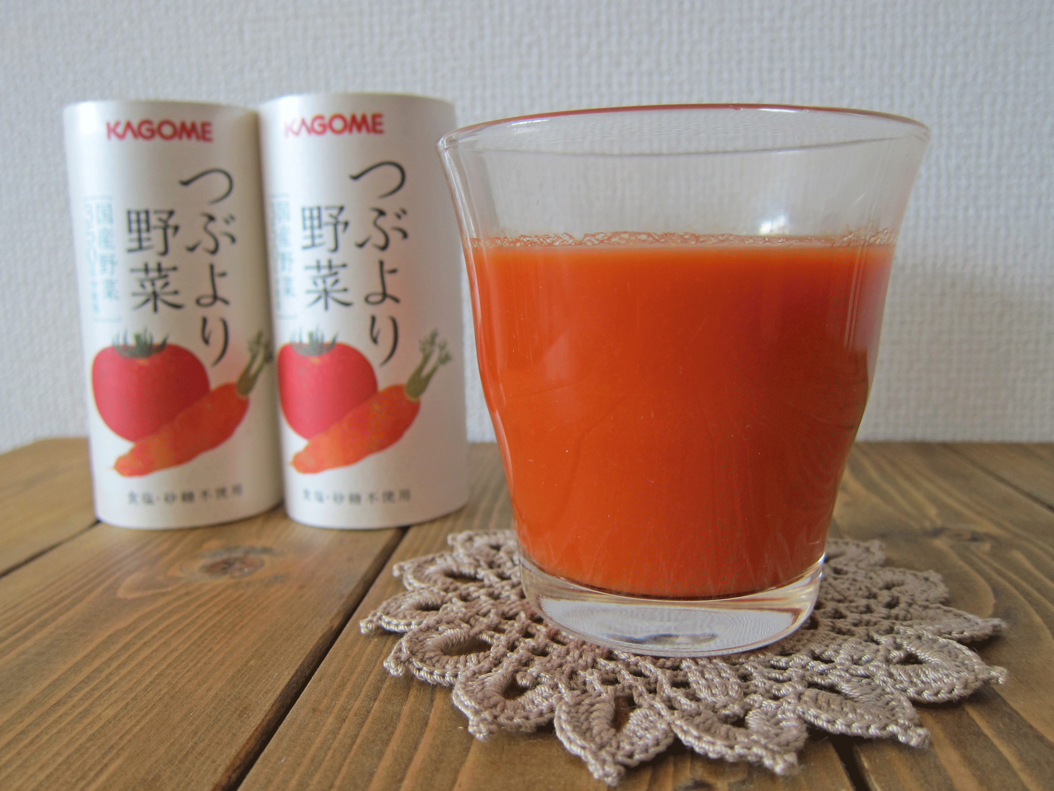 野菜350g分を凝縮♪濃厚で飲みやすいから飲み続けたい「つぶより野菜」
