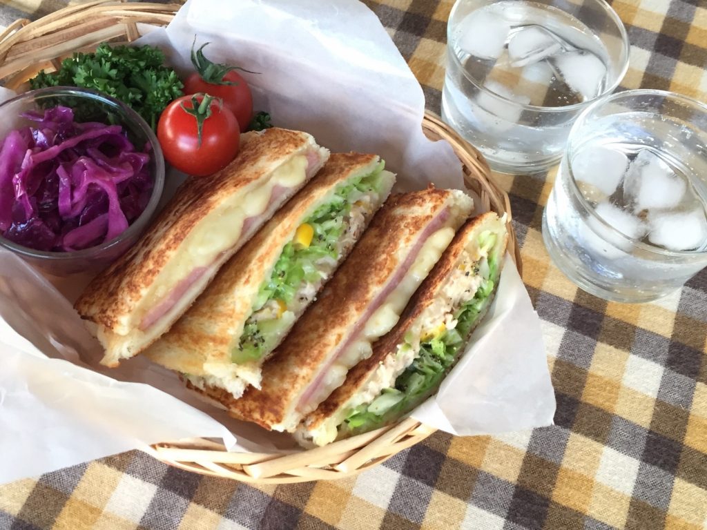 フライパンで作れるホットサンド
