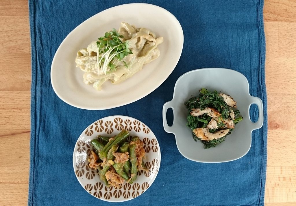 レンジでできる和のおかず3品