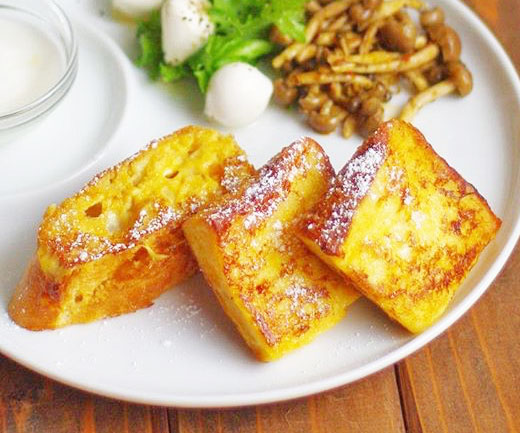 冷凍できる作り置き！朝は焼くだけ「フレンチトースト」