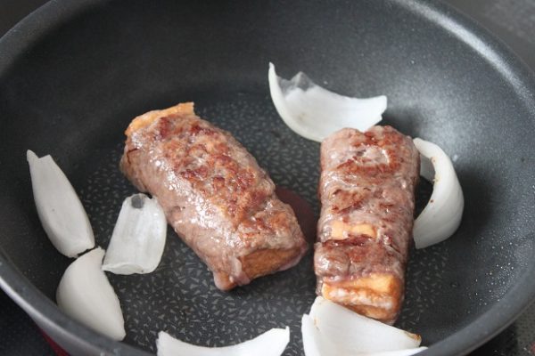 厚揚げの肉巻き 厚揚げの肉巻き