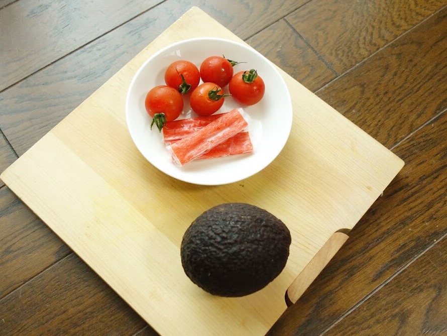 アボカドディップの材料