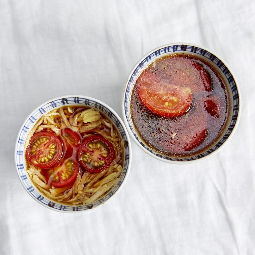 注ぐだけ!朝ごはんにそえたい「トマト」のスープ2種 注ぐだけ!朝ごはんにそえたい「トマト」のスープ2種