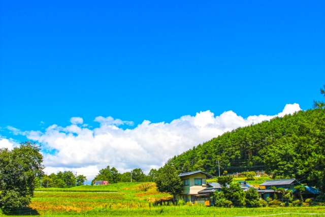 田舎の風景 田舎の風景