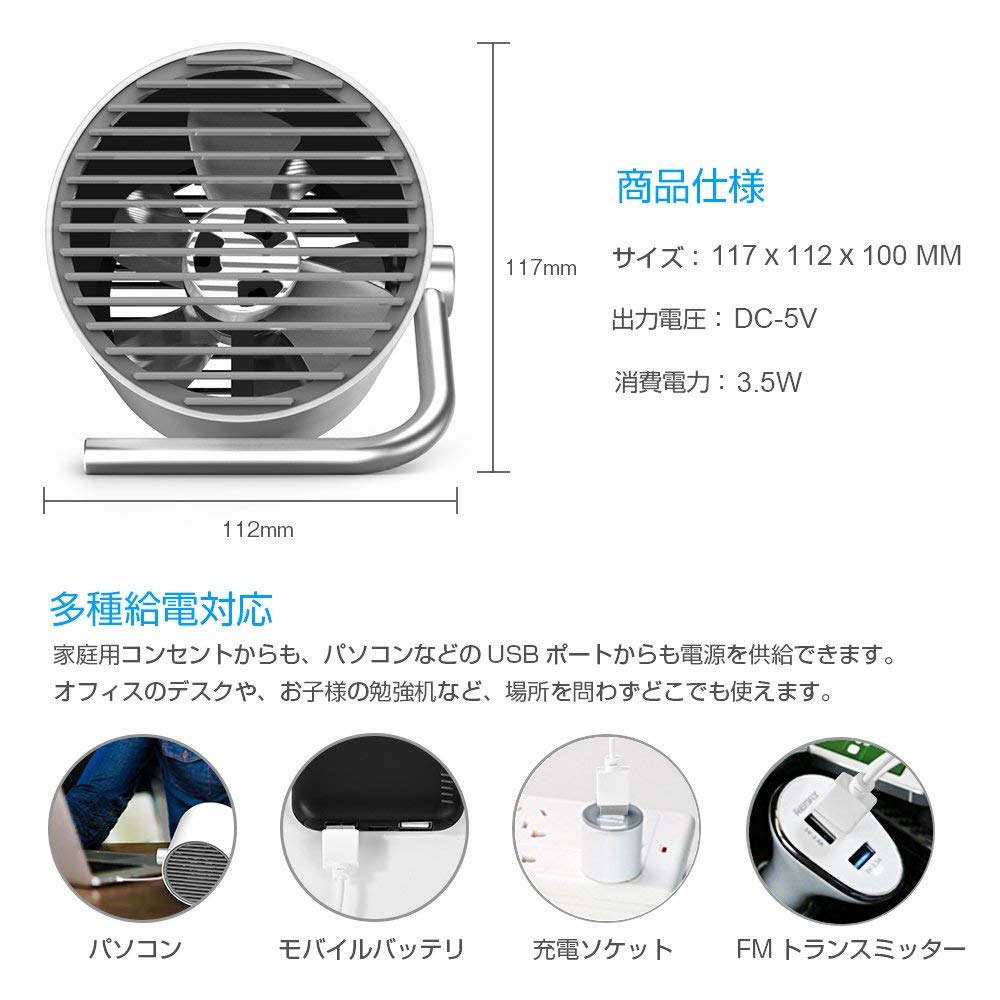 PoPoWQ ミニ扇風機 PoPoWQ ミニ扇風機