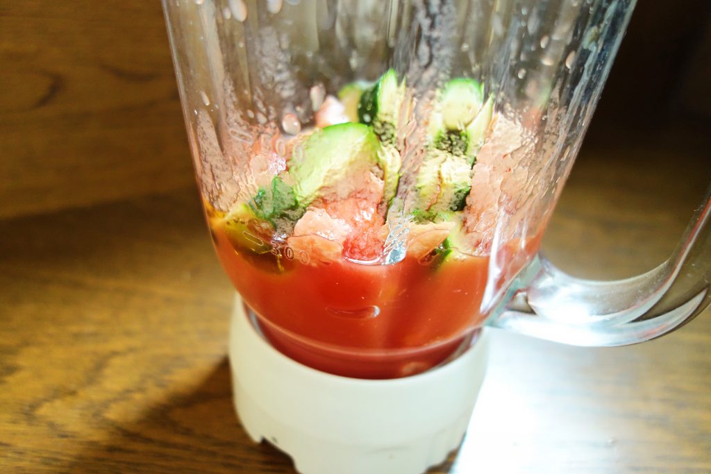 トマトジュースなら簡単!残暑の朝においしい「ガスパッチョ」 トマトジュースなら簡単!残暑の朝においしい「ガスパッチョ」