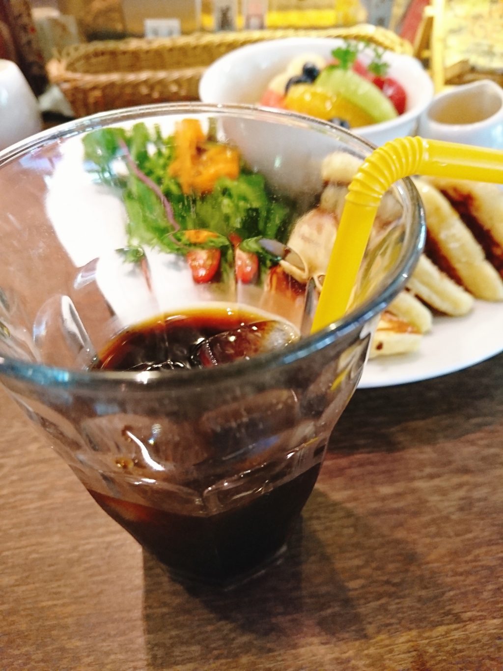 京都「Fukumimi」のアイスコーヒー